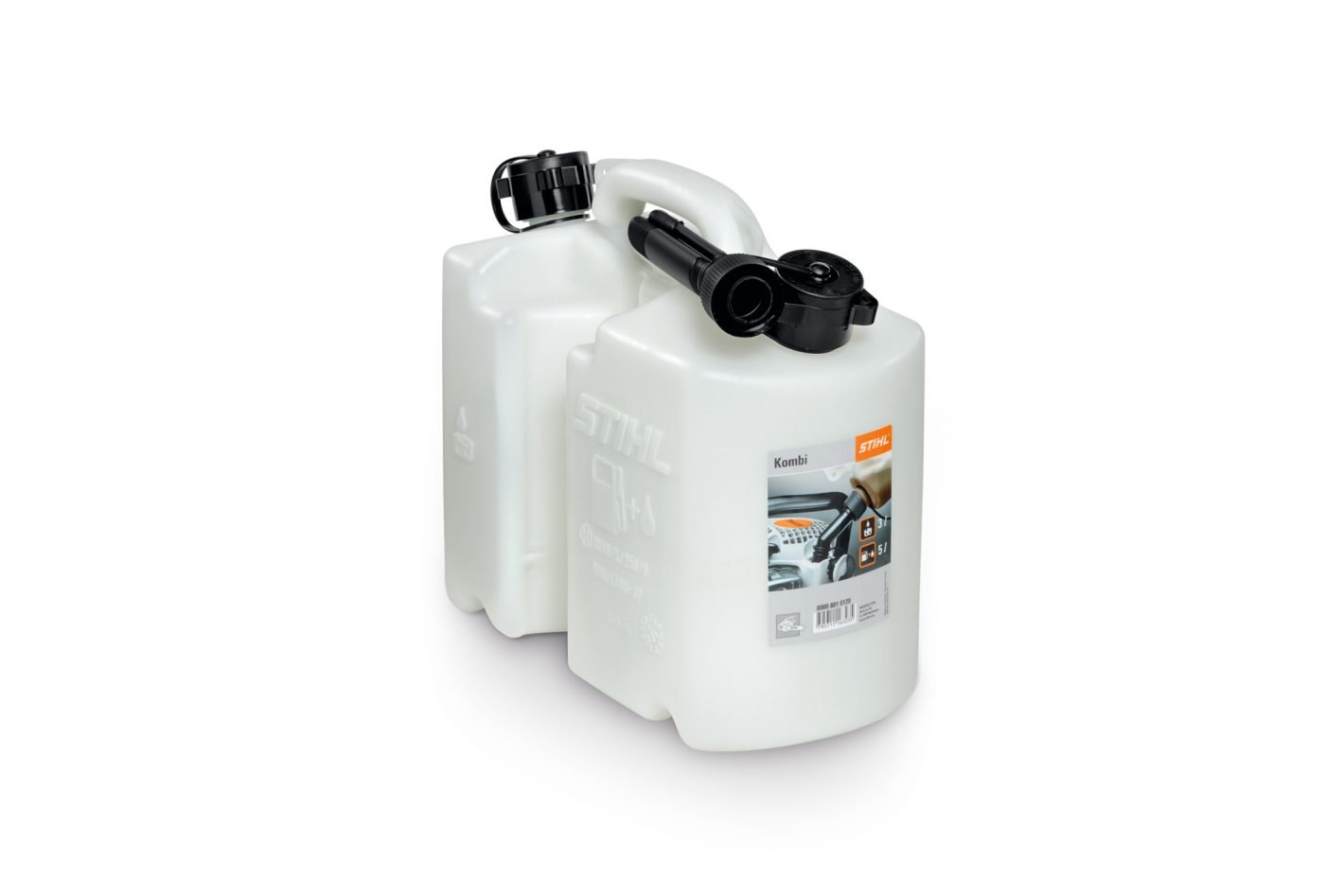 Canistră combinată STANDARD (transparentă) 5L/3L