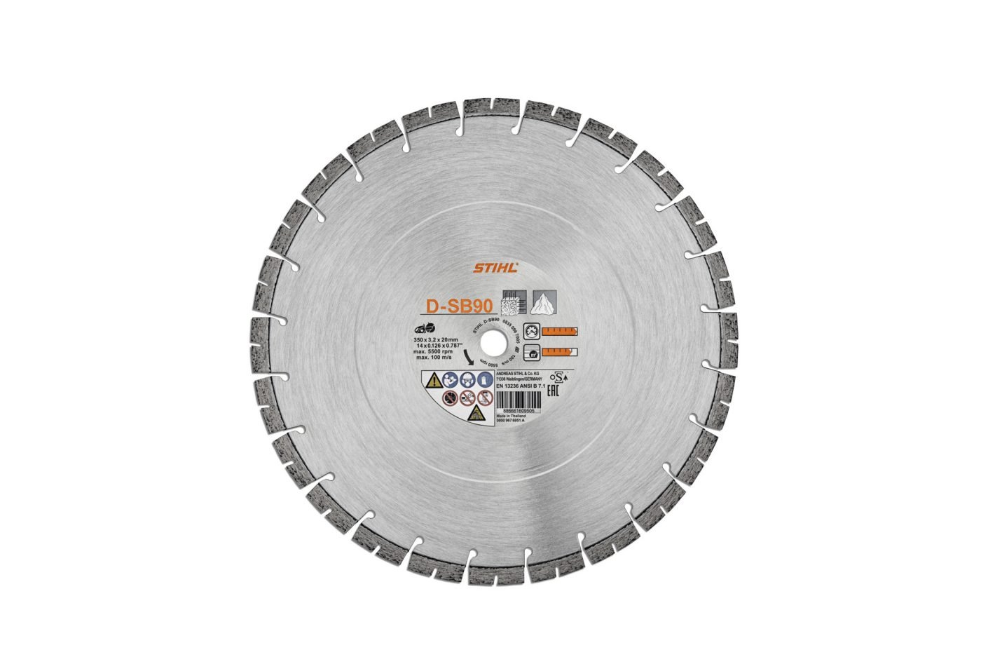 Disc diamantat D-SB90    Ø 350 mm