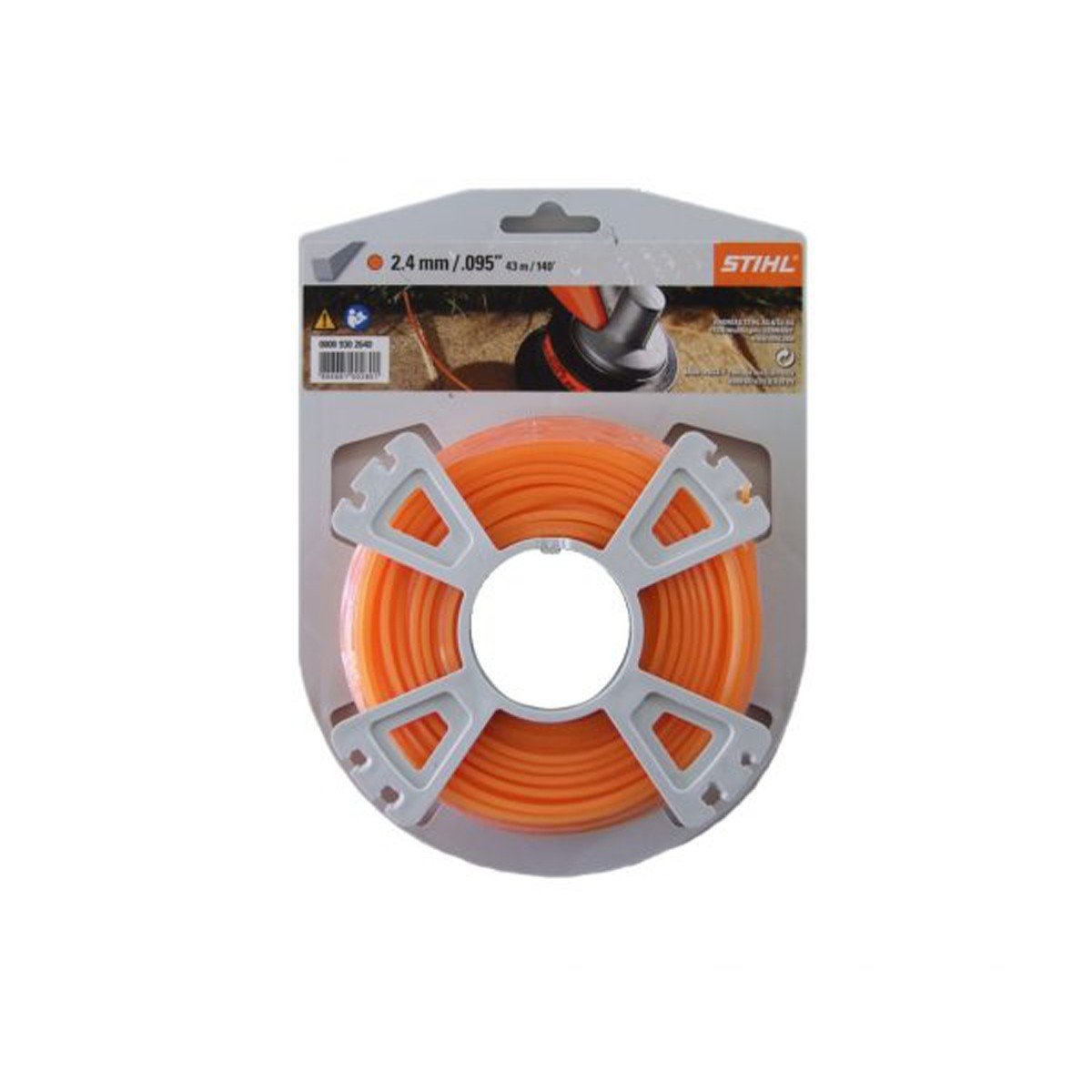 Fir nylon pătrat Ø 2,4 mm x 41m