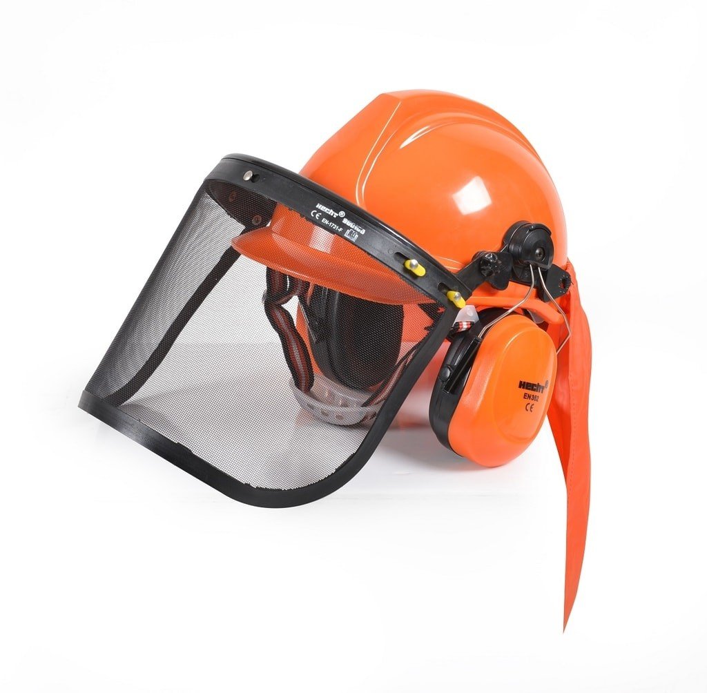 Hecht 900100 Casca de protectie cu viziera si antifoane