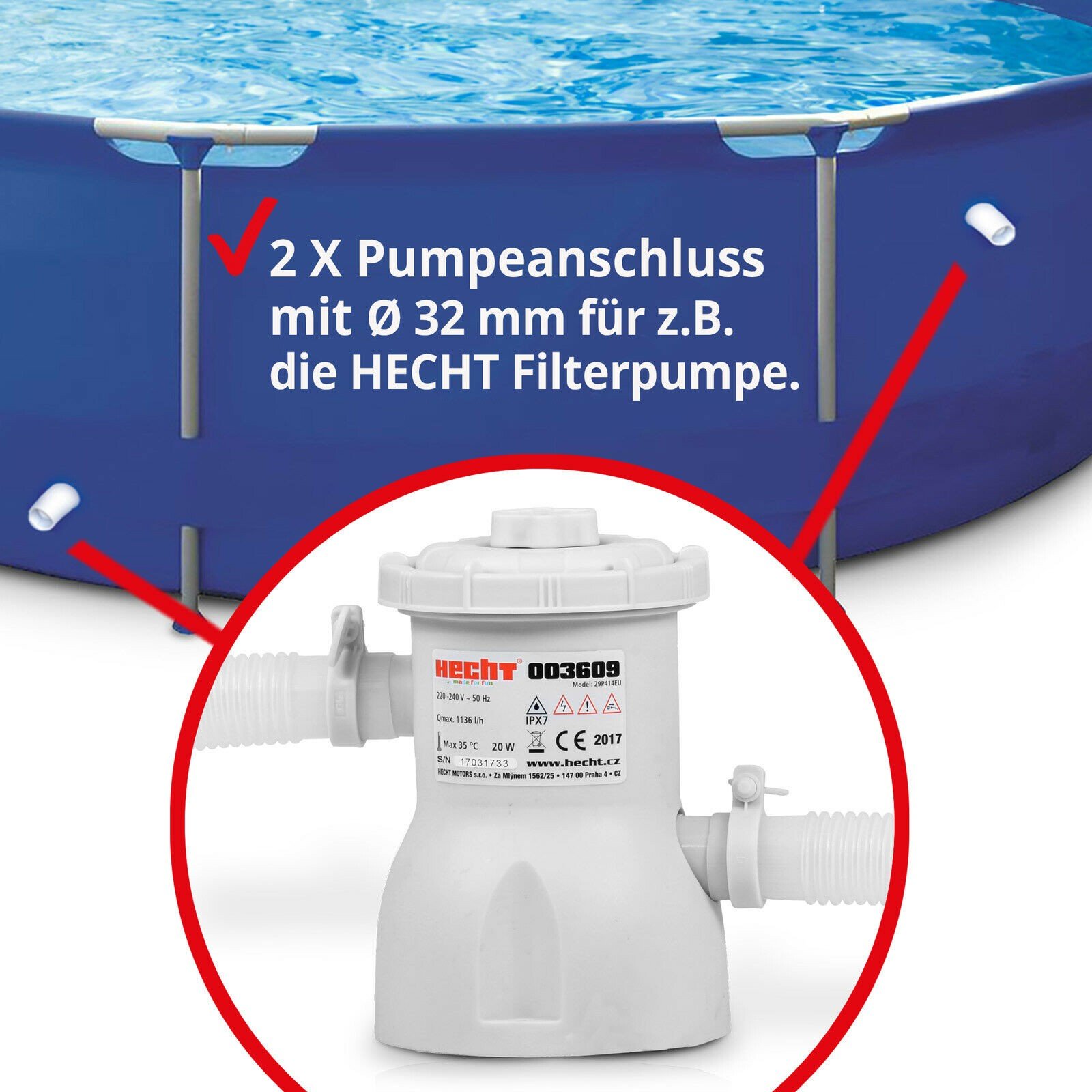 Piscina HECHT 3690 Bluesea 4